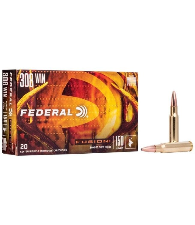 Federal Federal Fusion, .308 WIN, 150 GRAIN BSP, 20Rds