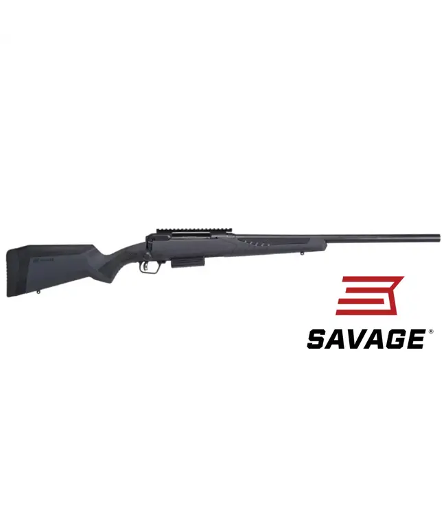 Savage 220 Bolt-Action Shotgun, Grey Synthetic Stock, 22" Rifled Matte Blued Barrel, with AccuTrigger, 20 Gauge 3"