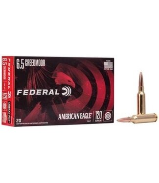 Federal Federal American Eagle, 6.5 Creedmoor, 120 GRAIN, TMJ, 20Rds