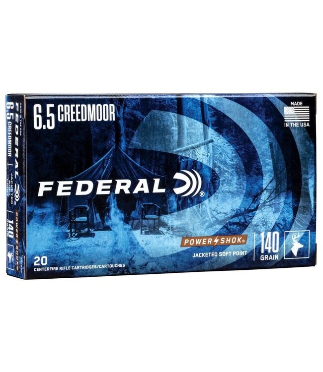 Federal Federal Power Shok, 6.5 Creedmoor, 140 GRAIN