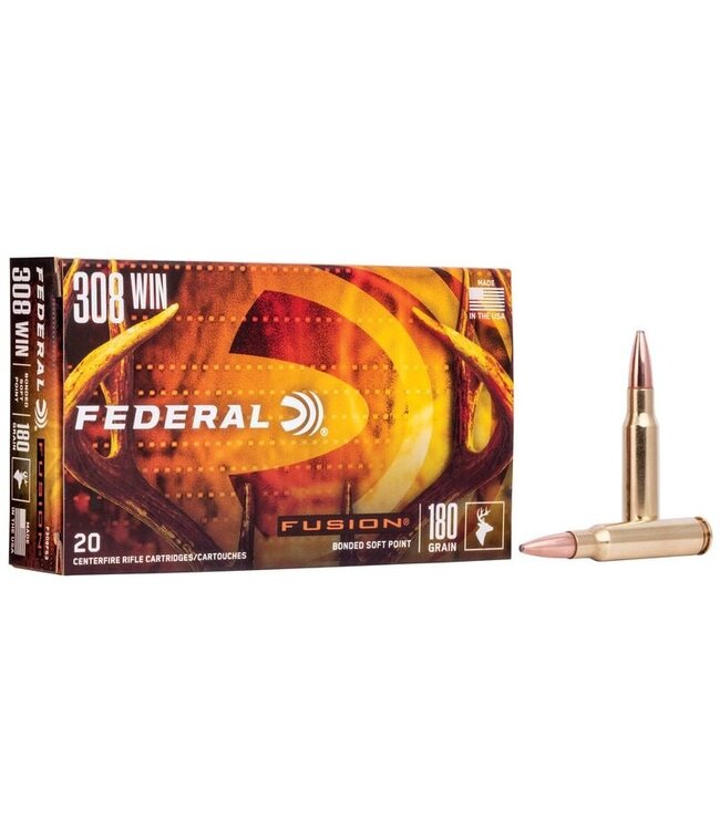 Federal Federal Fusion, .308 WIN, 180 GRAIN BSP, 20Rds