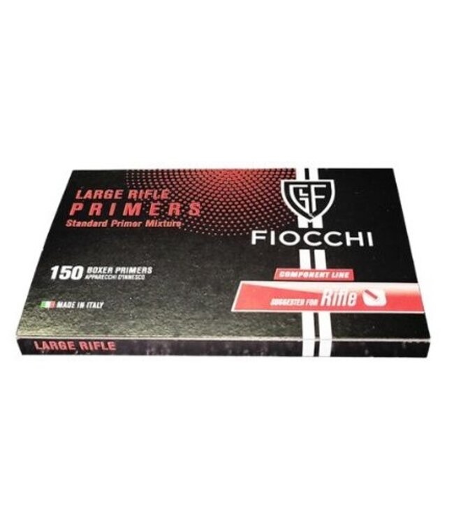 Fiocchi Standard Large Rifle Primers - Tray of 150