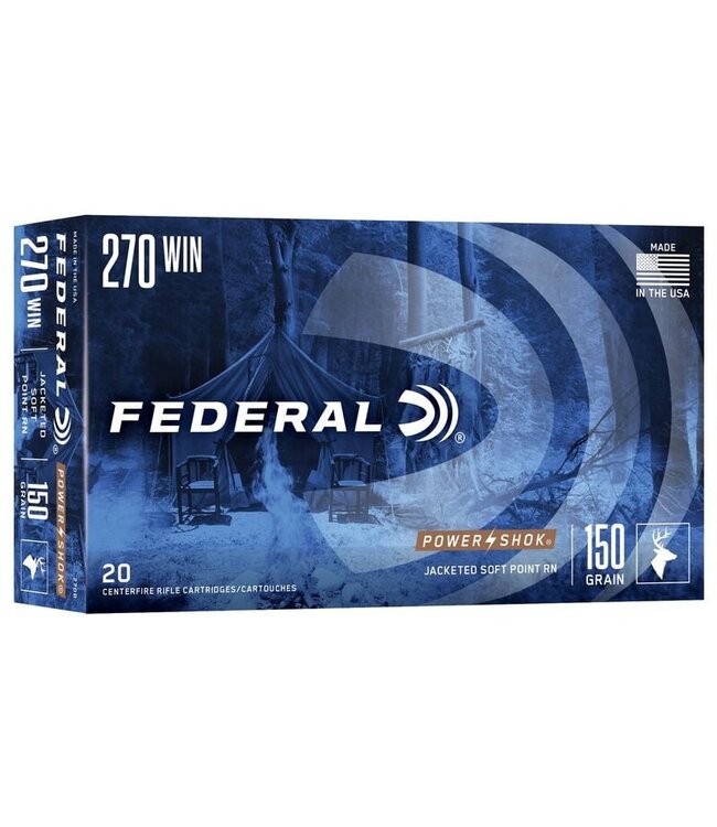 Federal Federal Power-Shok .270 WIN 150 GRAIN JSP 20Rds