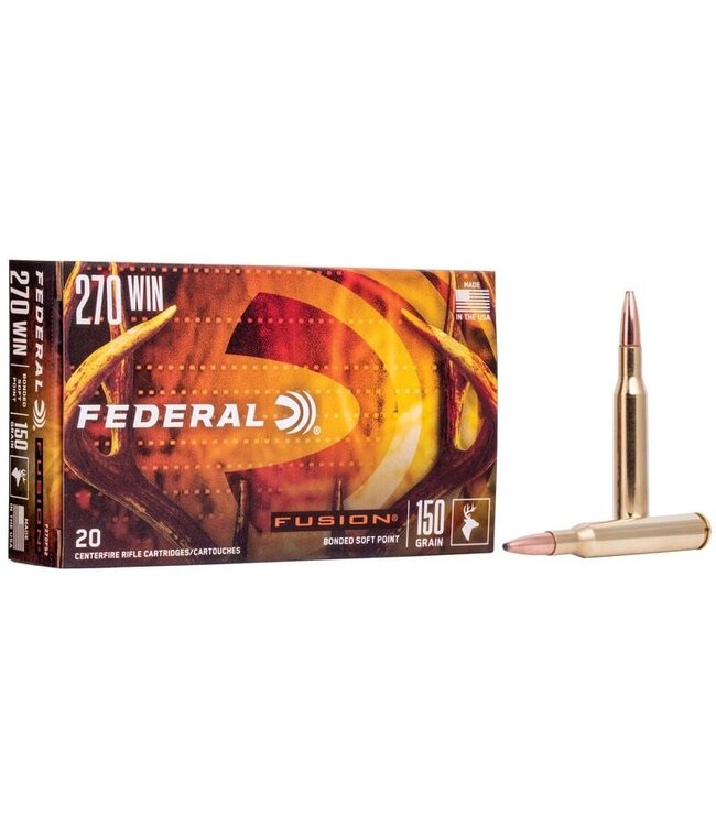 Federal Fusion .270 WIN 150 GRAIN FSP 20Rds