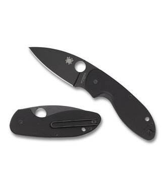 Spyderco Spyderco Efficient C216GPBBK Black G-10, Black Blade, Plainedge