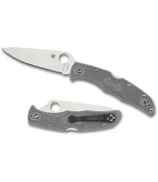 Spyderco Spyderco Endura 4 Grey Lightweight Flat Ground Plainedge