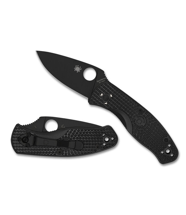 Spyderco Persistence C136PBBK Blk Lightweight, Blk Blade, Plainedge