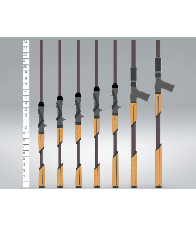 St. Croix Mojo Bass Trigon Casting Rods