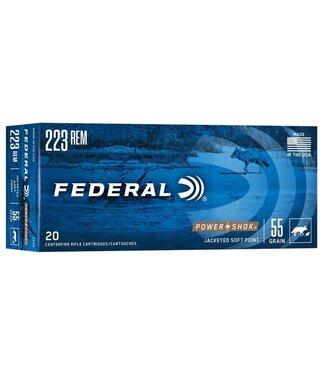 Federal Federal Power-Shok .223 REM 55 GRAIN SP 20Rds