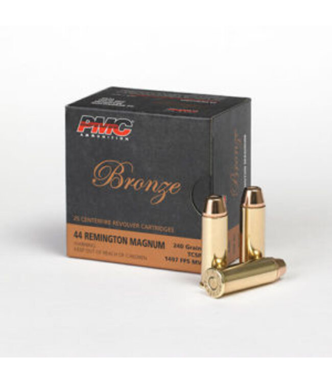 PMC Bronze .44 REM MAG 240 GRAIN TCSP 25Rds