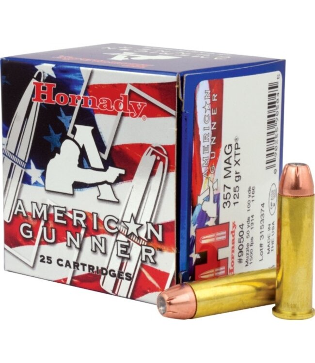 Hornady American Gunner .357 mag. 125gr. XTP 25rds