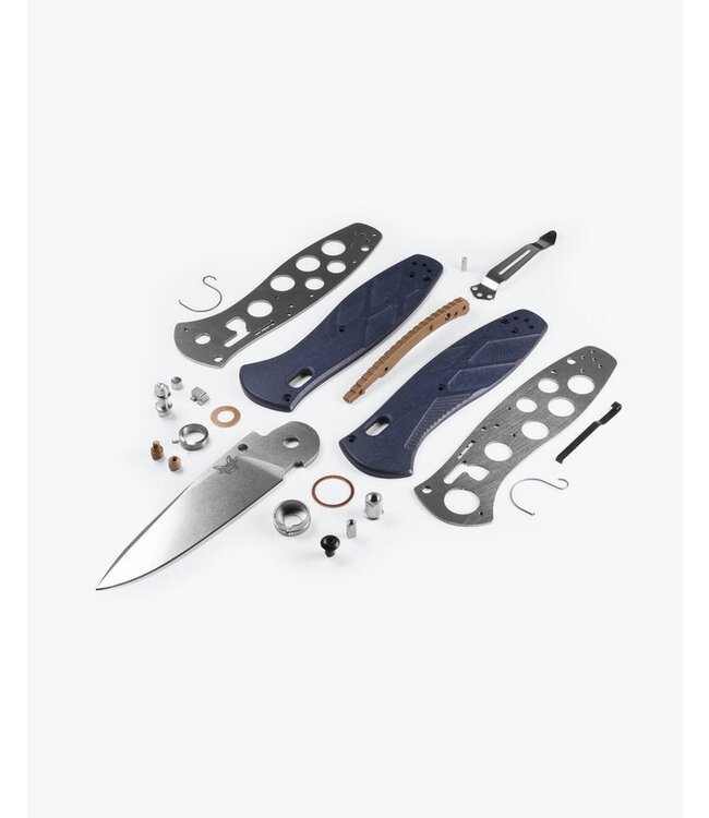 Benchmade - Barrage, AXA, Blue Canyon, Drop-point