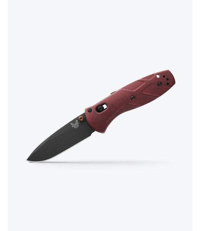 Benchmade - Mini Barrage, AXA, Redstone. Drop-point
