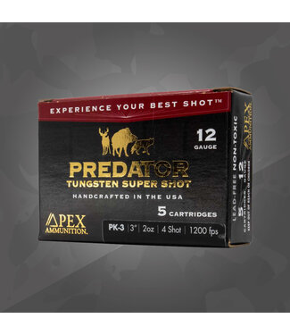 Apex Ammunition Apex Ammo 12ga 3" BB Predator, 5rds/box