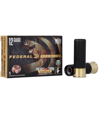 Federal Federal Premium Freight Train 12 Ga 3" 300Gr. Sabot Copper Slugs, 5 Rds