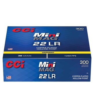 CCI CCI Mini-Mag 22 LR 36 Gr CPHP, Box of 300