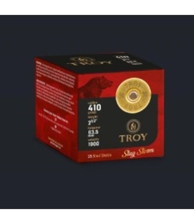Troy Ammunition - Slug Storm 2.5" .410 1/4oz. 1800fps. 25 Rds