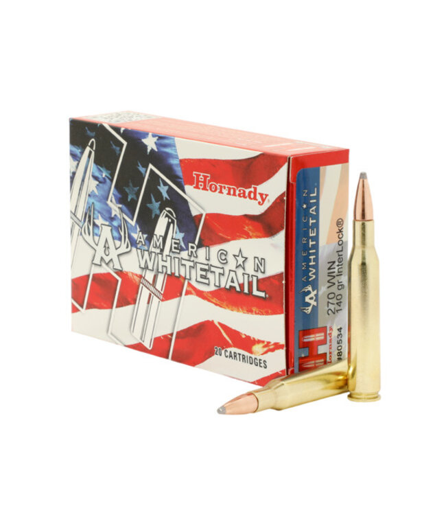 Hornady Hornady American Whitetail .270WIN 140Gr InterLock 20rds