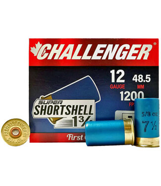 Challenger Challenger Shortshell Shorty 12Ga, 1-3/4"  5/8oz, 1200fps, #7.5