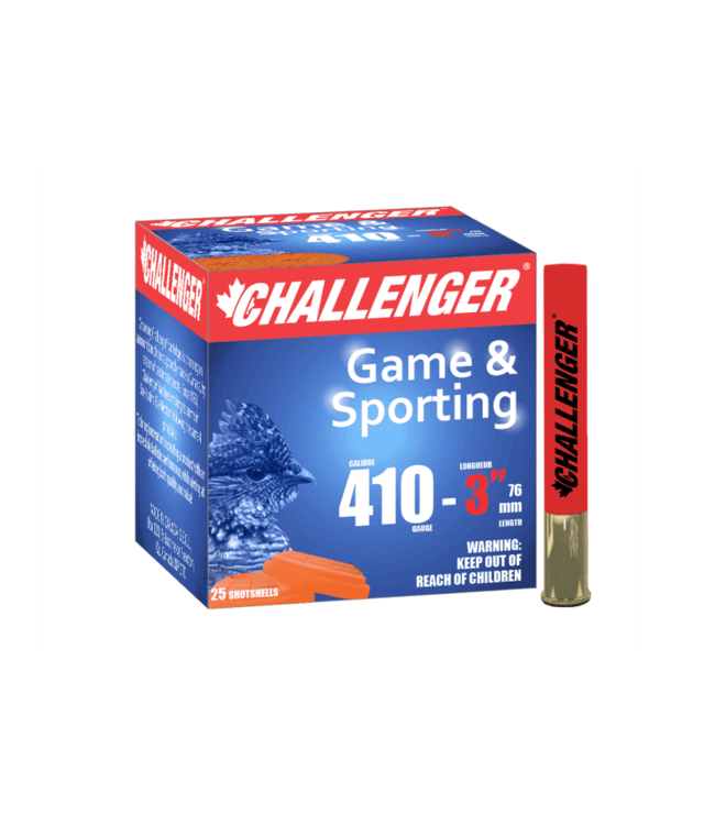 Challenger Game & Sporting, 410 GA 3” 25rds