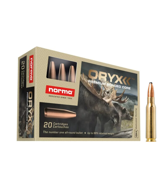 Norma Oryx 308 WIN 180Gr. PREM BONDED CORE 20rds