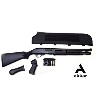 Churchill Churchill K61269 Torso Pump Shotgun, Pistol Grip, Bird's head Grip and Std Stock 15" Barrel,  12 Gauge, 3"