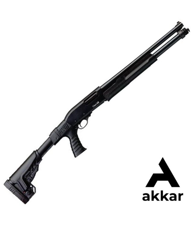 Churchill Pump 12Ga 3" 18.5" BRL with adj buttstock