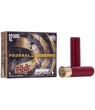 Federal Federal Premium 12Ga 3-1/2" 00B 18 Pel, 1100fps, 5rds