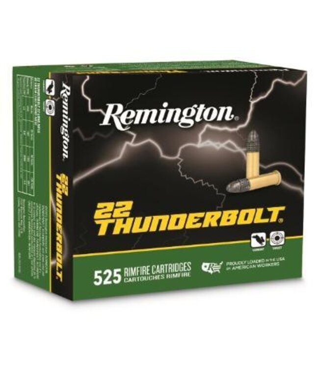 Remington R21271 Thunderbolt - 22LR, 40GR, LRN, 525Rds