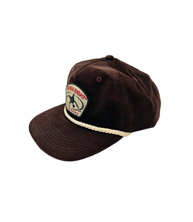 Rig'em Right - Brown Corduroy Hat