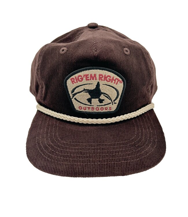 Rig'em Right - Brown Corduroy Hat