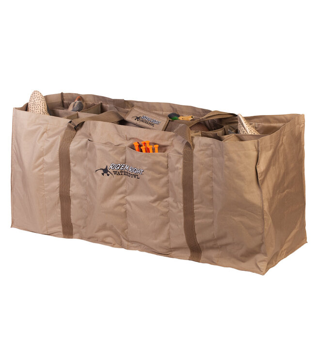 Rig'Em Right 12-Slot Full Body Duck Decoy Bag