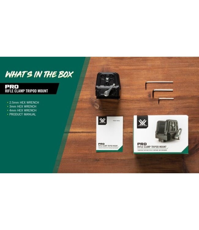 Vortex Pro Rifle Clamp Tripod Mount