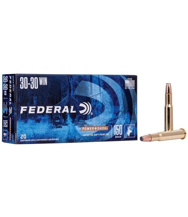 Federal Federal Power-Shok .30-30 WIN 150 GRAIN JSP RN 20Rds