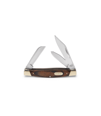 Buck Buck Knives - 371 Stockman Folding Blade Pocket Knife - Wood Handle