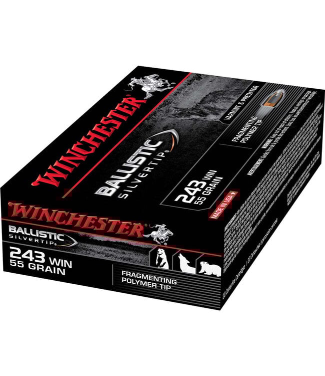 Winchester Ballistic Silvertip - .243WIN 55Gr. - 20rds