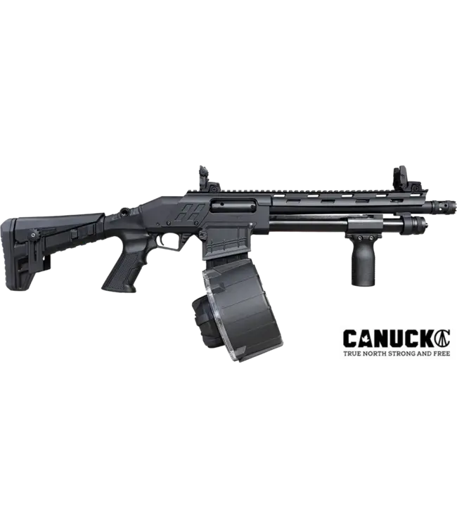 Canuck Canuck Recon 3 - Pump 12Ga 3", 12brl WITH 20Rd Drum Mag