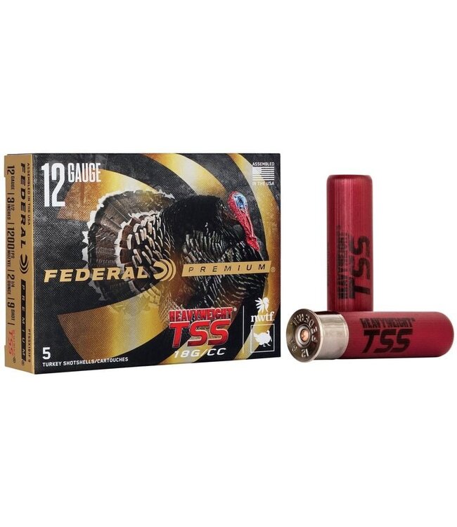 Federal Heavyweight TSS, 12 Gauge, 9 Shot, 3-1/2 in, 2 1/4 oz, 1200 fps