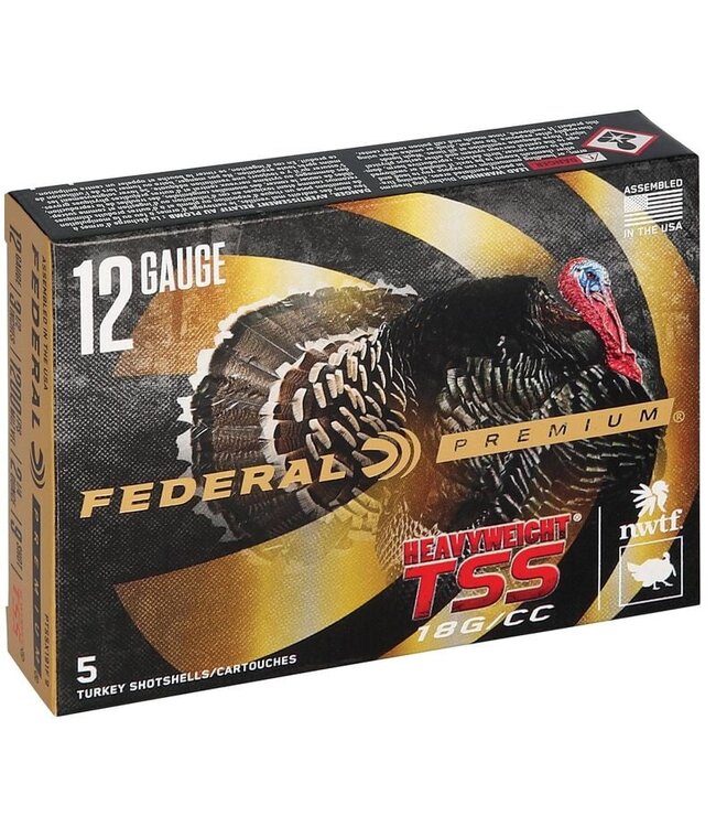 Federal Heavyweight TSS, 12 Gauge, 9 Shot, 3-1/2 in, 2 1/4 oz, 1200 fps