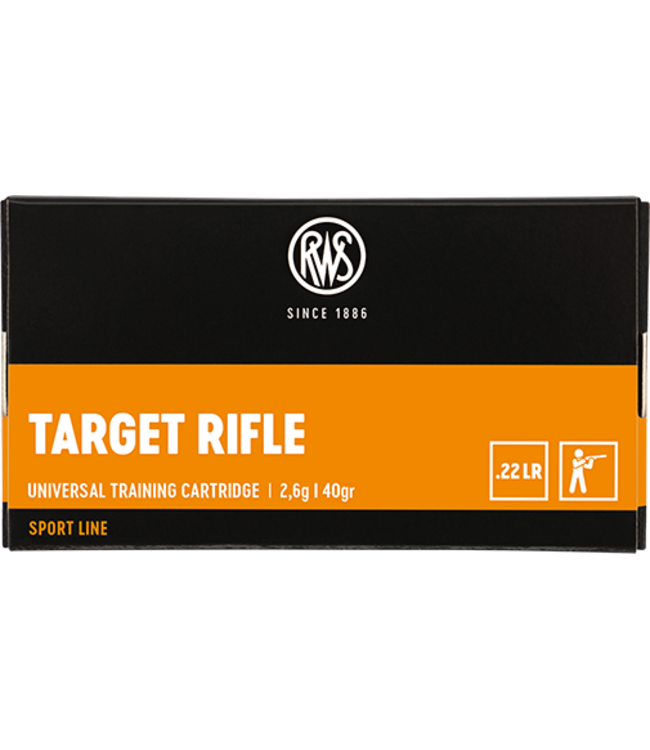 RWS Target rifle .22LR 40gr 50rds