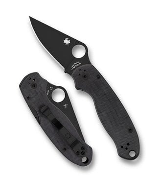 Spyderco Spyderco - Para 3 - Black G-10 - Black Blade - PE