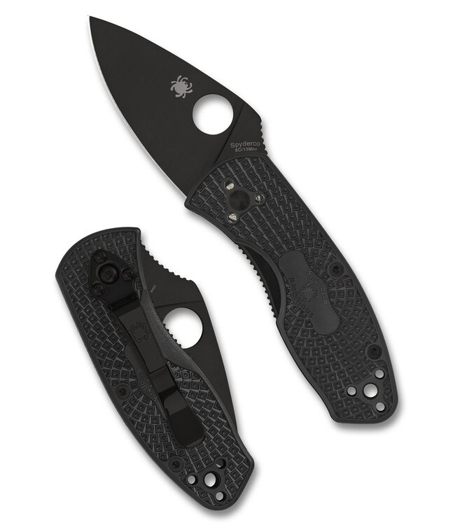 Spyderco - Ambitious - Blk Lightweight - Blk Blade - PE