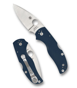 Spyderco Spyderco - Native 5 - Cobalt Blue G-10 - SPM-SPY27 - Plainedge