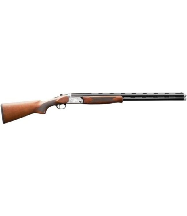 Charles Daly 202A 12Ga 3" O/U, White, 28" Walnut