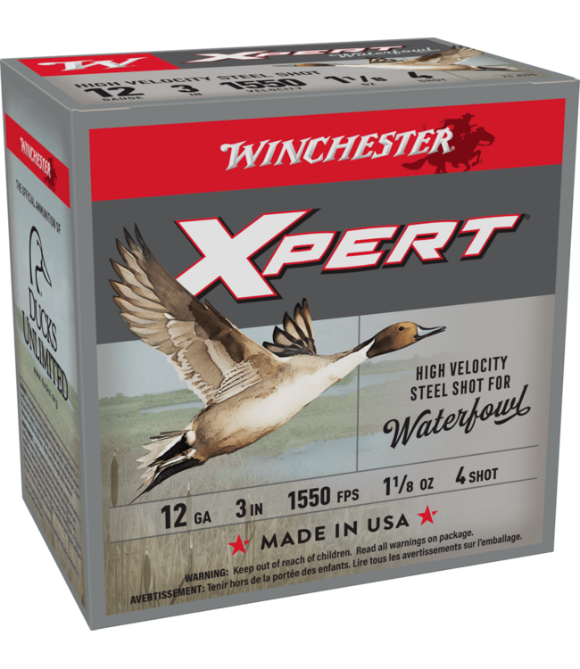 Winchester Xpert Waterfowl 12Ga 3" Steel Shot - 10box Flat