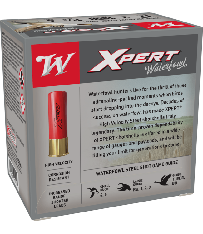 Winchester Xpert Waterfowl 12Ga 3" Steel Shot - 10box Flat