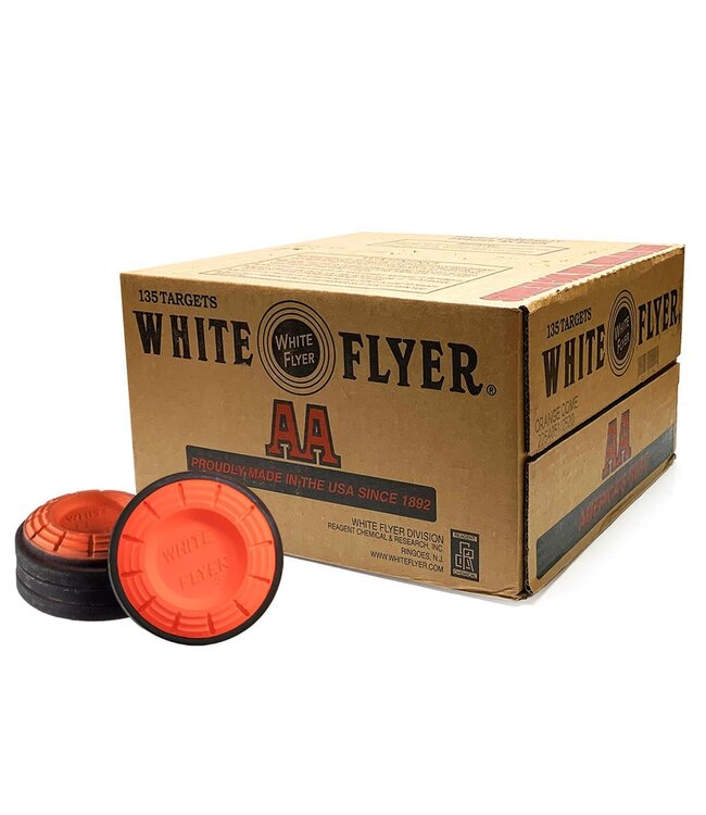 White Flyer All Orange (Top) Clay Targets