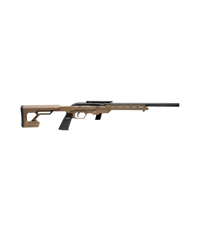 SAVAGE MODEL 64 PRECISION 22LR FDE SYN CHASSIS 16.5" THREADED HB
