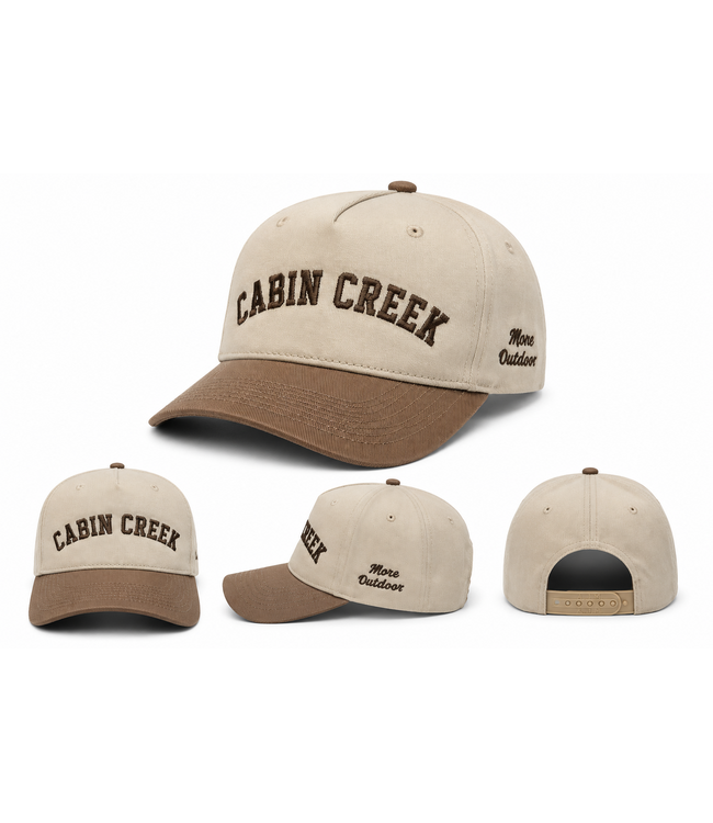 Cabin Creek Two Tone Hat Brown AJM