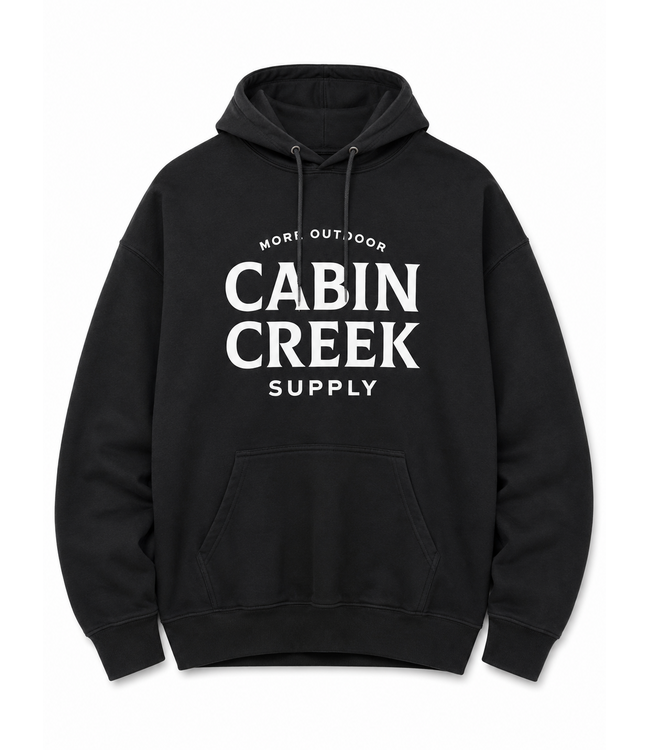 Cabin Creek Hoodies - ATCF2500 Black/White L
